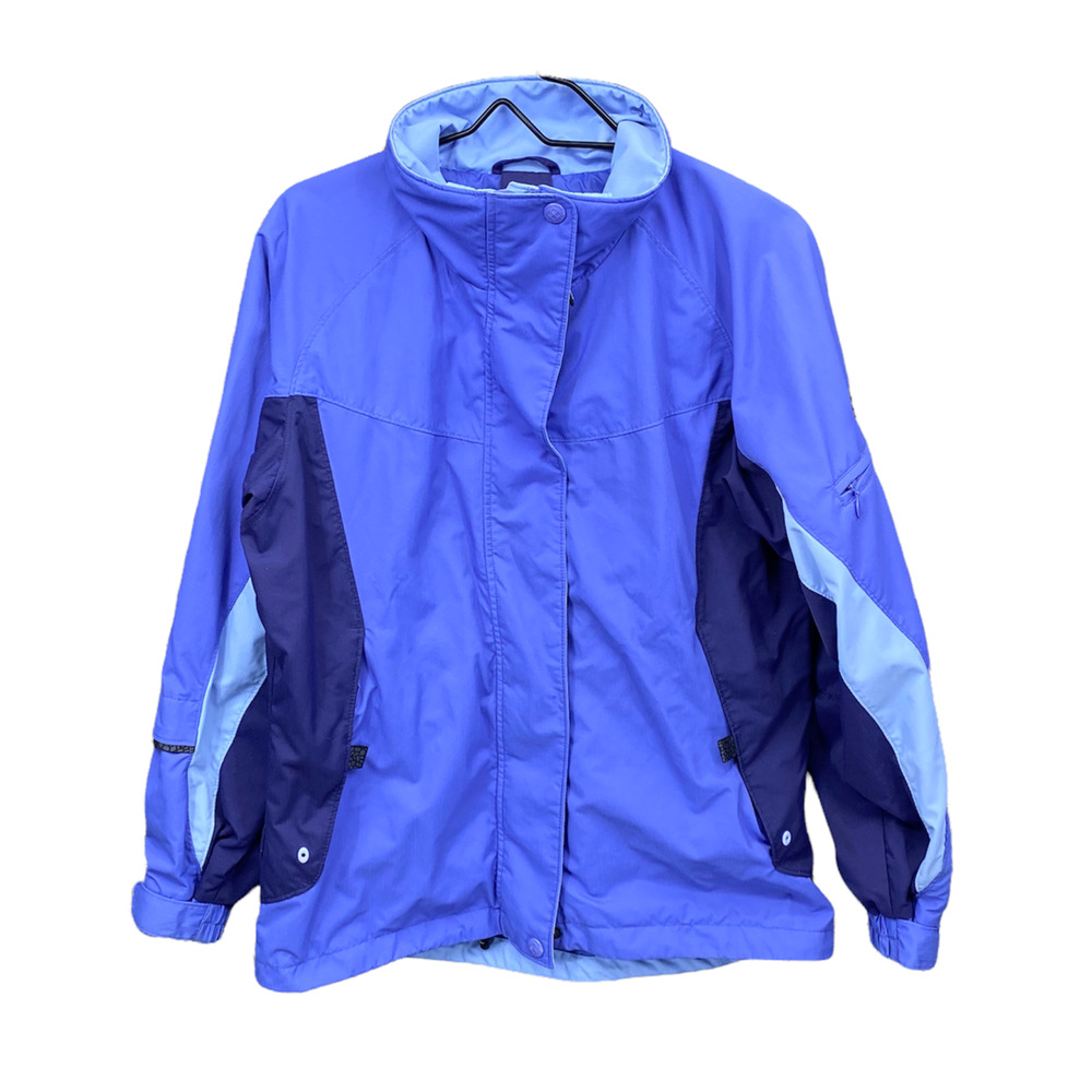Columbia Women's Core Interchange Water Resistant Jacket Sz Medium Purple Nylon